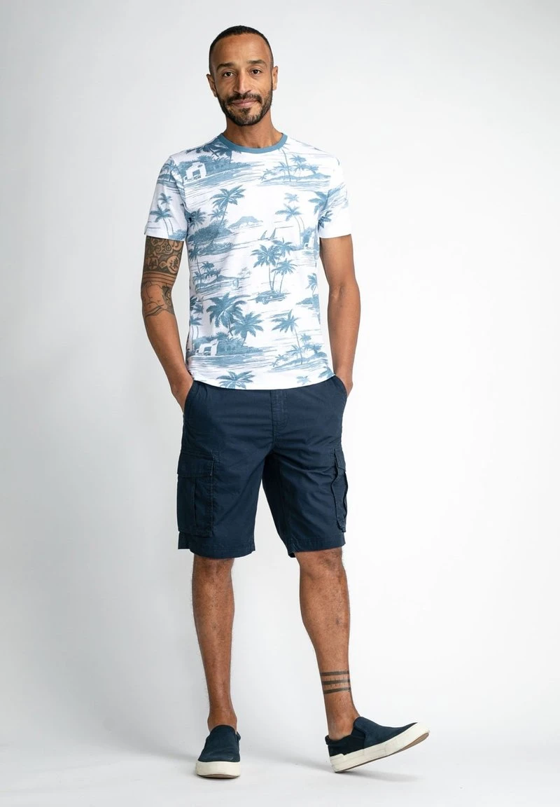 Petrol Industries PALM TREE - T-Shirt Print - Midnight Navy 4 Petrol Industries PALM TREE - T-Shirt Print - Midnight Navy – Bild 2