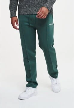 Pegador LOGO WIDE TRACK PANTS UNISEX - Jogginghose - Forest Green