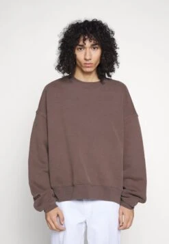 LUXE 600GSM JARVIS CHOC GARMENT DYE UNISEX - Sweatjacke - Choc -Herrenbekleidung 4cb407c4ddcc48ef8e354a0b6a664b78