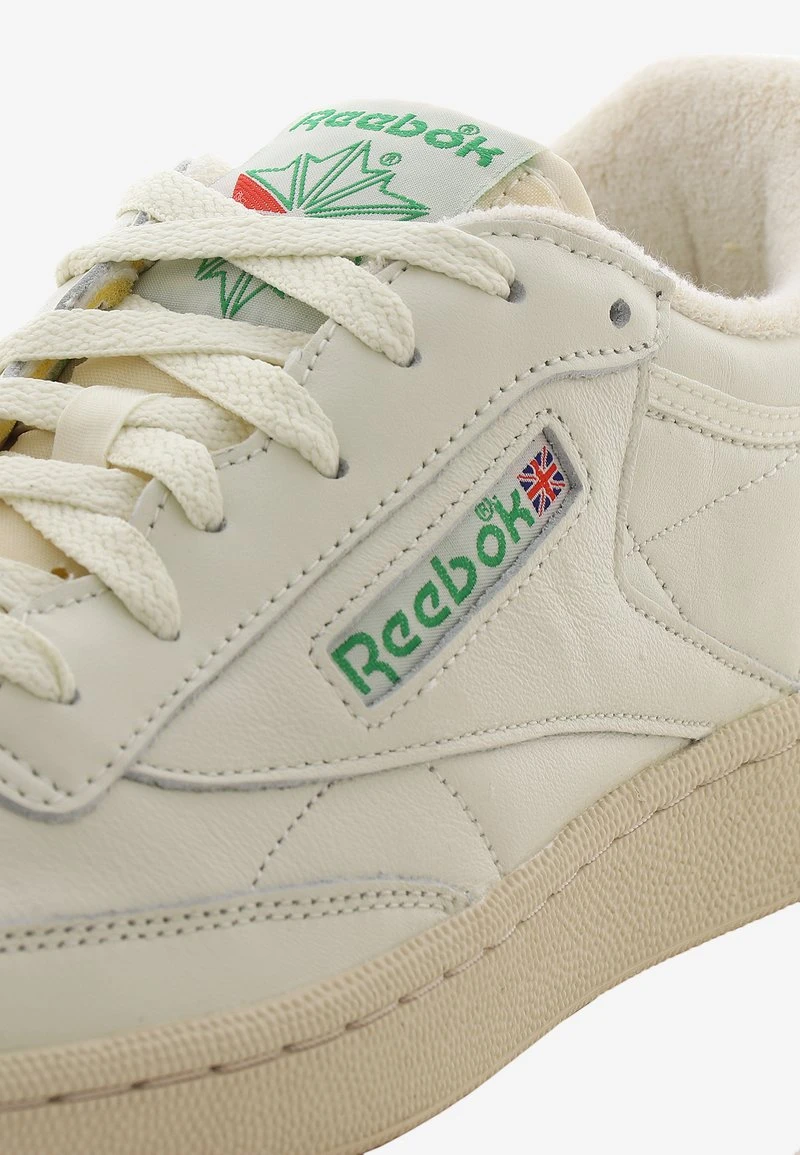 Reebok Classic CLUB C 1985 TV - Sneaker Low - Chalk/paperwhite/green 8 Reebok Classic CLUB C 1985 TV - Sneaker Low - Chalk/paperwhite/green – Bild 6