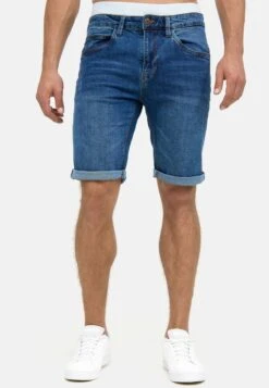 Indicode Jeans CUBA CADEN - Jeans Shorts - Medium Indigo -Herrenbekleidung 50dfc549bc97416e9045d212751ff4ba 1