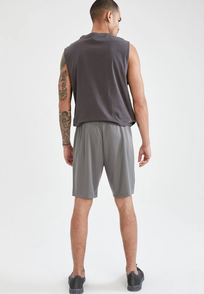 DeFacto SLIM FIT - Shorts - Grey 5 DeFacto SLIM FIT - Shorts - Grey – Bild 3