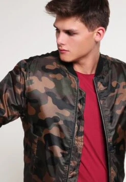 URBAN CLASSICS Bomberjacke - Dark -Herrenbekleidung 5561889aff414b4193556cd90663f804