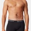 Skiny LONG 4ER PACK - Panties - Schwarz -Herrenbekleidung 56b4eb16025647259820d6d419f8282f