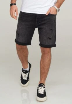 Jack & Jones JJIRICK JJIINFINITY - Jeans Shorts - Medium Blue Denim -Herrenbekleidung 570322f920c34dec8bc71a758324ceca