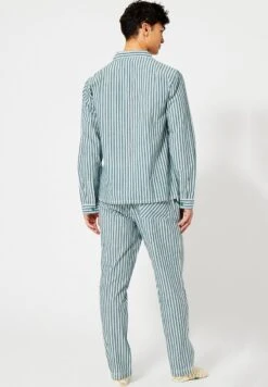 Nachtwäsche Hose - Blue White -Herrenbekleidung 57bd539e3a7340798bd9dbff83af64c7