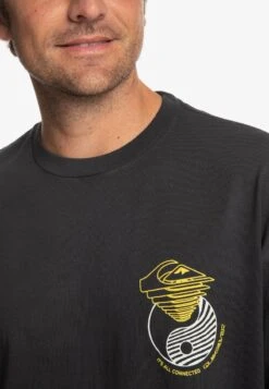 Quiksilver OUT THERE SS - T-Shirt Print - Black 11 Quiksilver OUT THERE SS - T-Shirt Print - Black -Herrenbekleidung 58b5584e92a2496fa566891d85ea3a8f