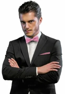 FINE KARO 3-SET - Einstecktuch - Pink