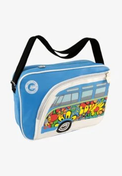 VOLKSWAGEN T1 BULLI BUS RETRO/VINTAGE - Handtasche - Blau -Herrenbekleidung 5ad1580e92eb43d1978ea0138c53b8b0
