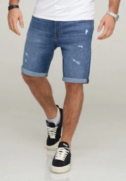 Jack & Jones JJIRICK JJIINFINITY - Jeans Shorts - Medium Blue Denim -Herrenbekleidung 5c4ca6af1b5f444b849dac57576c8e4b 1