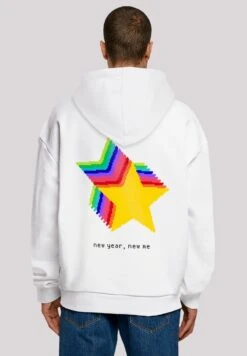 F4NT4STIC SILVESTER PARTY HAPPY PEOPLE ONLY - Kapuzenpullover - White