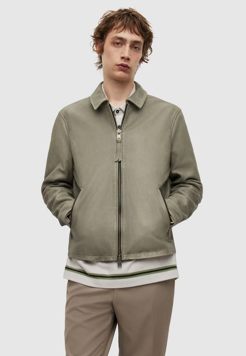 AllSaints TONI - Lederjacke - Green 6 AllSaints TONI - Lederjacke - Green – Bild 4