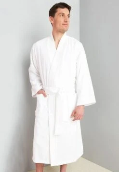 LOGO - Bademantel - Marine -Herrenbekleidung 60c7424c1fdc40d992f821eab3bdb0ab