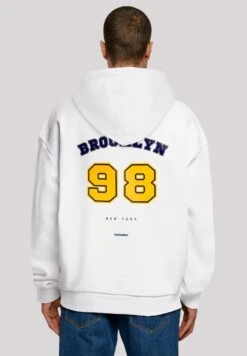 F4NT4STIC BROOKLYN 98 NY OVERSIZE HOODIE - Kapuzenpullover - Weiß