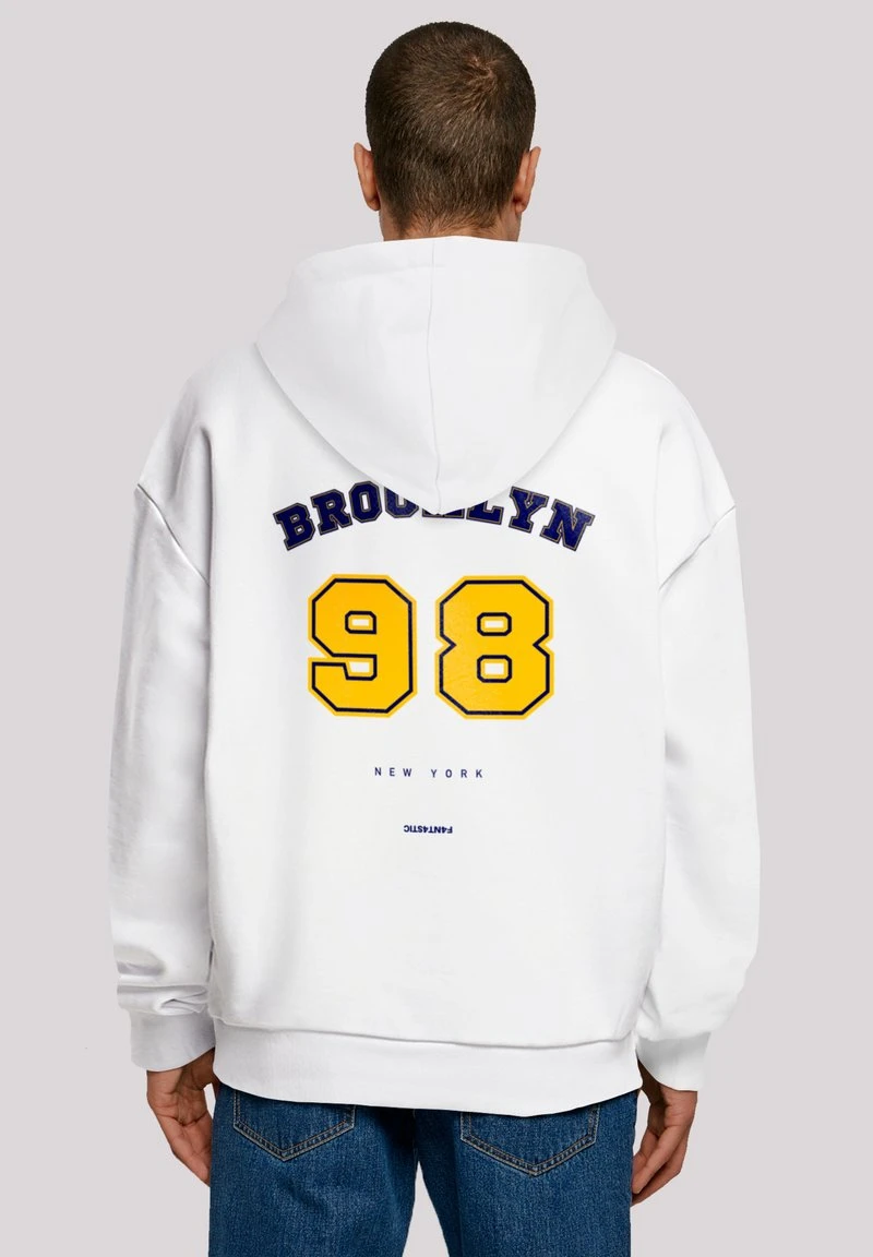 F4NT4STIC BROOKLYN 98 NY OVERSIZE HOODIE - Kapuzenpullover - Weiß 3 F4NT4STIC BROOKLYN 98 NY OVERSIZE HOODIE - Kapuzenpullover - Weiß