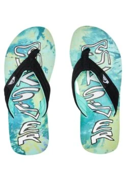 Quiksilver MOLOKAI LAYBACK - Zehentrenner - Green/blue/yellow 10 Quiksilver MOLOKAI LAYBACK - Zehentrenner - Green/blue/yellow -Herrenbekleidung 61ee74a48bb14af3b2eff5b2fafee9e4
