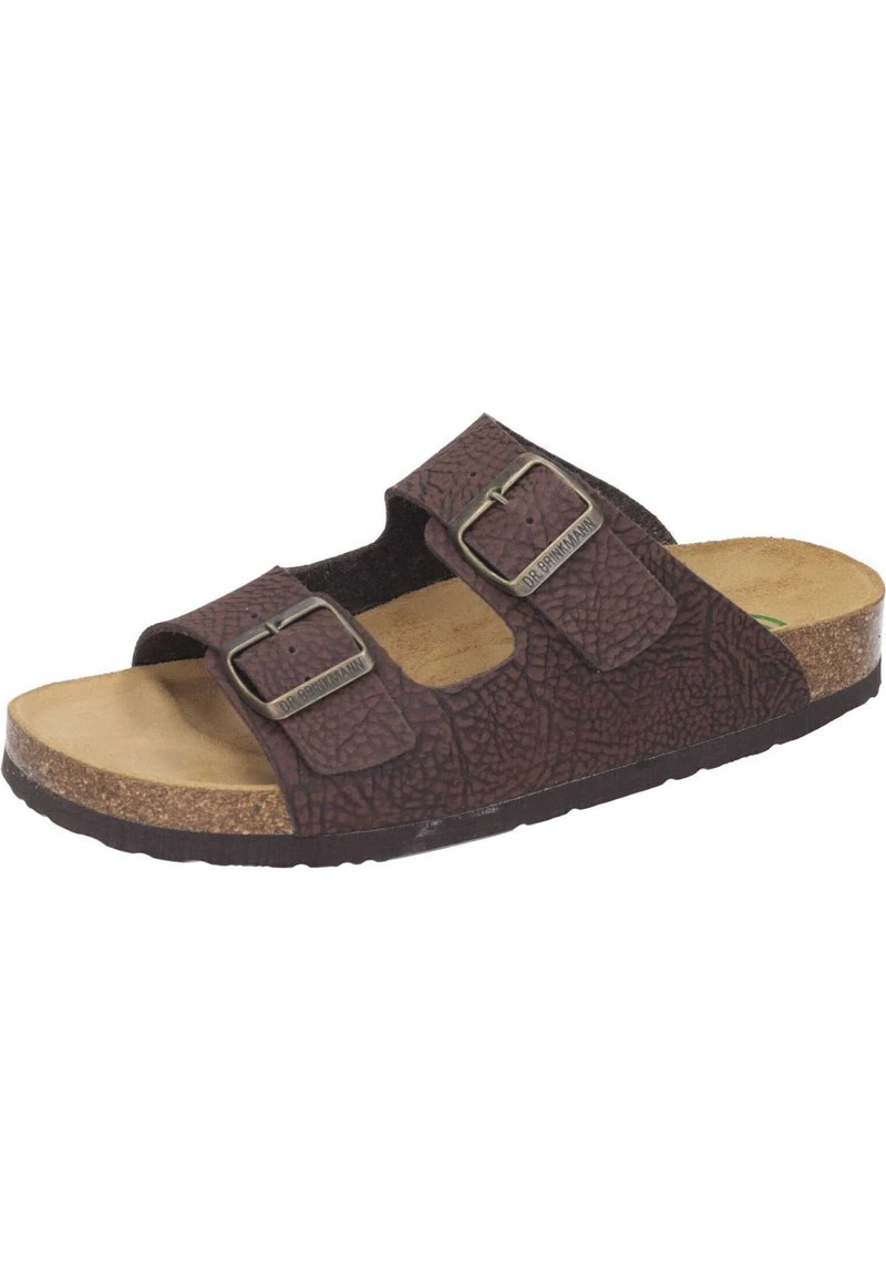 Pantolette Flach - Kastanie 4 Pantolette Flach - Kastanie – Bild 2