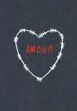 AMOUR EMBROIDERY UNISEX VINTAGE - Jogginghose - Anthracite -Herrenbekleidung 62f649e184b54cb298ff35ca32c28e19
