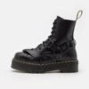 Dr. Martens JADON HARNESS UNISEX - Schnürstiefelette - Black Paris -Herrenbekleidung 631a27d10d954ba98560923531f09344