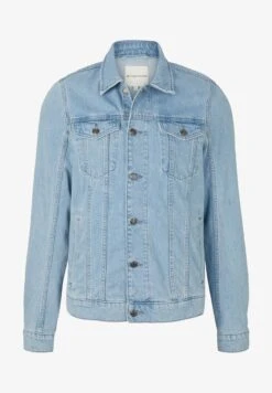 Tom Tailor Jeansjacke - Clean Bleached Blue Denim -Herrenbekleidung 65566bd90b314cffaf55994ecd85e458