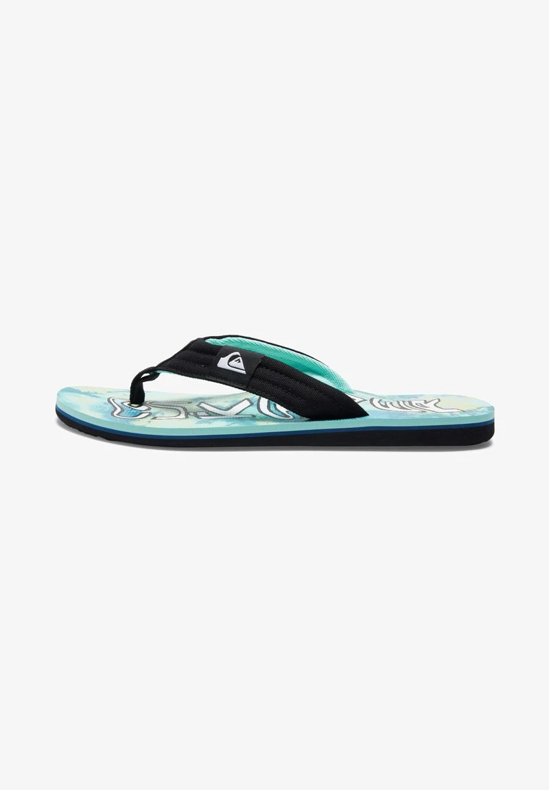 Quiksilver MOLOKAI LAYBACK - Zehentrenner - Green/blue/yellow 8 Quiksilver MOLOKAI LAYBACK - Zehentrenner - Green/blue/yellow – Bild 6