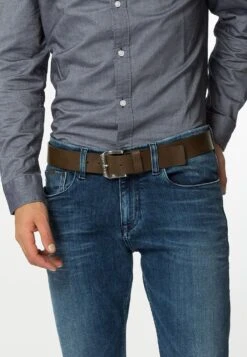 Replay Gürtel - Dark Brown Wood