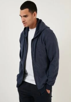REGULAR FIT - Sweatjacke - Indigo -Herrenbekleidung 6c44218af7c145daa08df3a259336afd