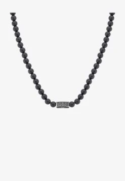 Halskette - Schwarz -Herrenbekleidung 6f081706ee8e4375866fabeb335a9753 1
