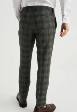 WE FASHION SLIM FIT MET DESSIN - Anzughose - Green -Herrenbekleidung 707a816028a744b4b4c7aebff4d39ffb