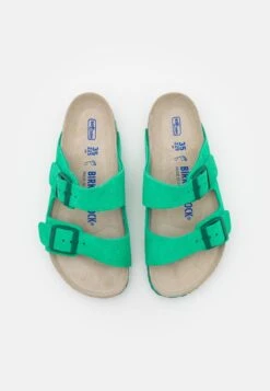 Birkenstock ARIZONA SOFT FOOTBED UNISEX - Hausschuh - Bold Green -Herrenbekleidung 70db149940104b91b9795819fd06af28