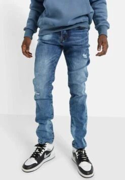 SIXTH JUNE HOLED - Jeans Relaxed Fit - Blue -Herrenbekleidung 72c0c474216d45c5a5822d4701ade37c 1