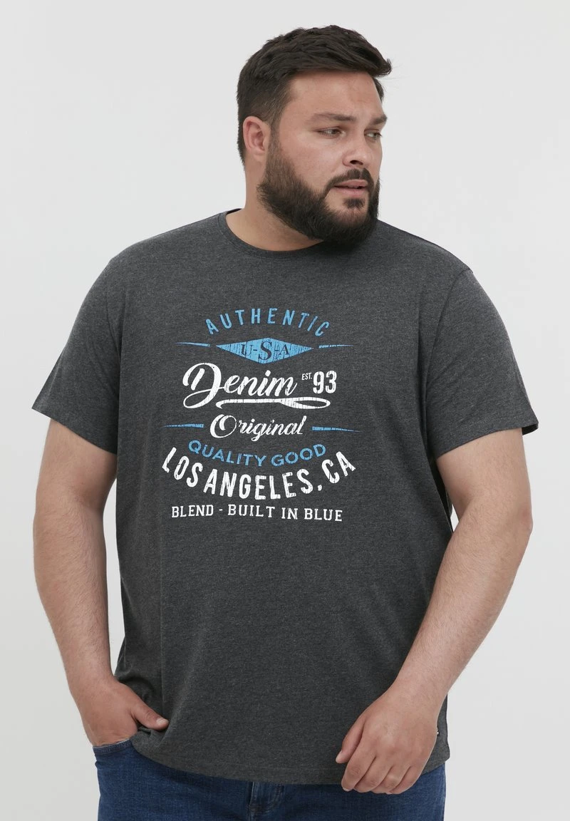 Blend BHDOPPLER BT - T-Shirt Print - Charcoal Mix 3 Blend BHDOPPLER BT - T-Shirt Print - Charcoal Mix