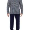 Hom Pyjama - Navy Print -Herrenbekleidung 76b8cff7d7824618807266084767d1ca