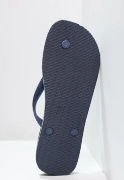 Havaianas BRASIL LOGO - Bade-Zehentrenner - Navy Blue -Herrenbekleidung 79639a2e33eb44558d811d9a0039186a