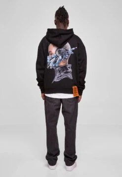 THE MASK ULTRA HEAVY COTTON BOX HOODY - T-Shirt Print - Black