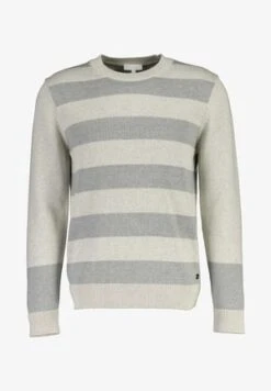 Seidensticker ROUND NECK - Strickpullover - Hellgrau -Herrenbekleidung 7d64feaaab7a401a92a005bb56a18fa1