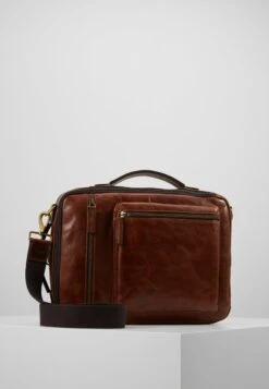 Fossil BUCKNER - Aktentasche - Cognac