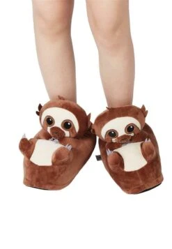 PLÜSCH-TIER-PANTOFFELN - Hausschuh - Henry Das Faultier Braun