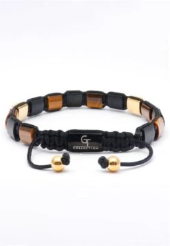 LUXURY FLAT BEAD - Armband - Brown -Herrenbekleidung 848b87a2ccb544b5b599ea99bb359fd2