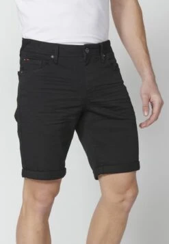 Koroshi BERMUDA STRETCH REGULAR COLORS BERMUDA STRET - Jeans Shorts - Black -Herrenbekleidung 84fc9a2aa4f14f629daf1a4029525206