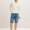 Tom Tailor Jeans Shorts - Mid Stone Wash Denim -Herrenbekleidung 875f18d717824225b2ba04c834b6db06