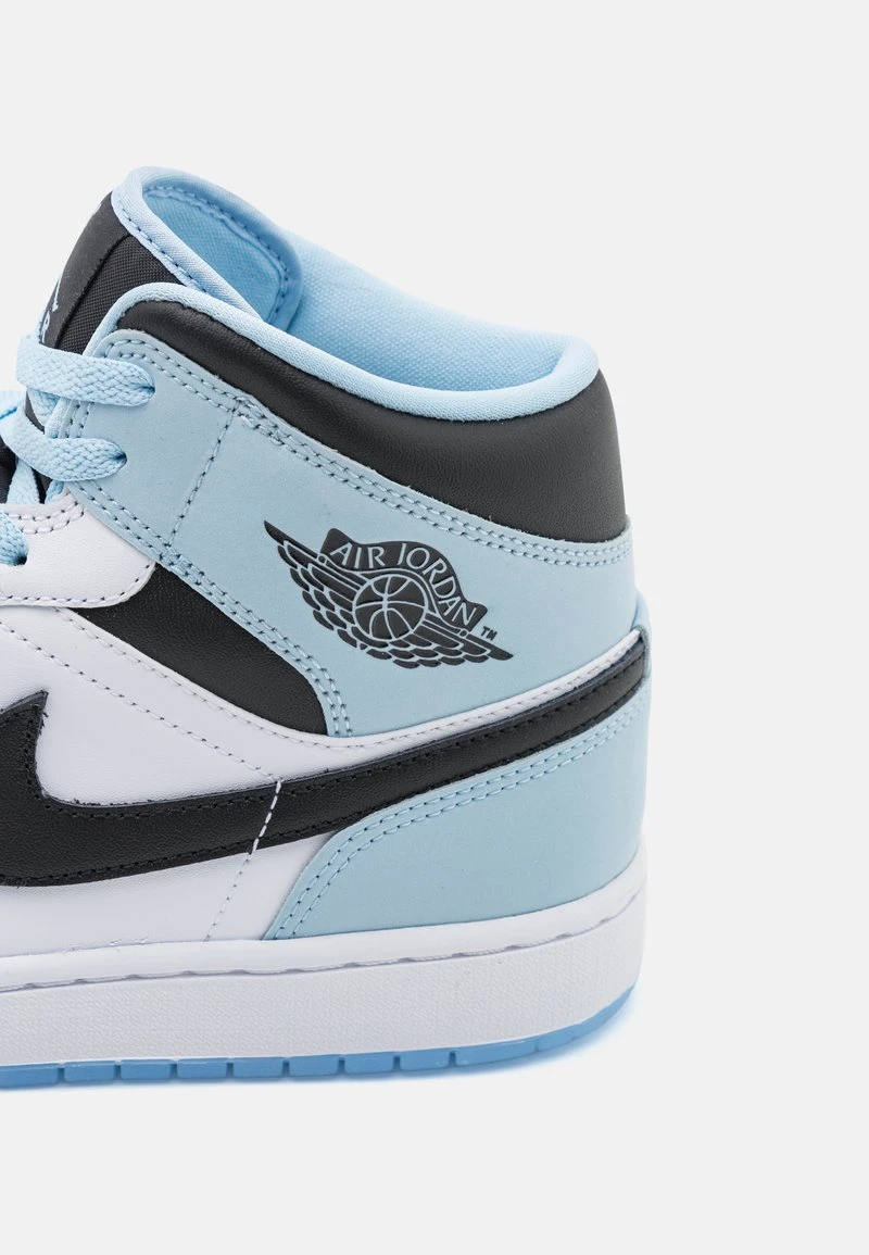 AIR JORDAN 1 MID SE - Sneaker High - White/ice Blue/black 8 AIR JORDAN 1 MID SE - Sneaker High - White/ice Blue/black – Bild 6
