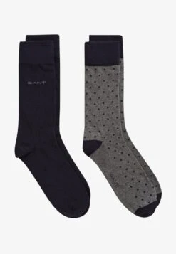 Gant 2 PACK SOLID DOT - Socken - Day Blue -Herrenbekleidung 89799becbb9544de8898d6d86400ebb6