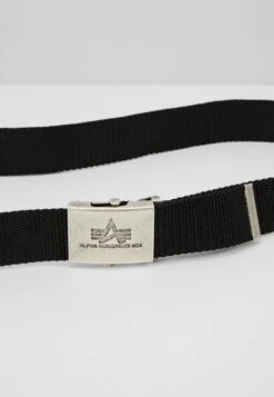 Alpha Industries HEAVY DUTY BELT - Gürtel - Black -Herrenbekleidung 8ae504290c694da887b6720a244ad80d