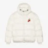 CHERRY EMBROIDERY UNISEX - Winterjacke - Off White