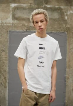 Nike Sportswear TEE CLUB - T-Shirt Print - White