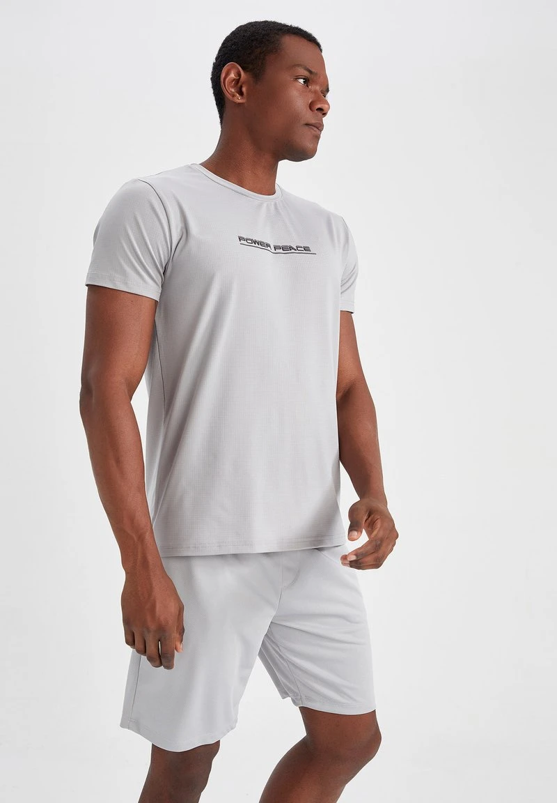 DeFacto SLIM FIT - T-Shirt Print - Blue 8 DeFacto SLIM FIT - T-Shirt Print - Blue – Bild 6