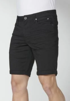 Koroshi BERMUDA STRETCH REGULAR COLORS BERMUDA STRET - Jeans Shorts - Black -Herrenbekleidung 926a591d31ce4070ad6f2f60d12cb9c7