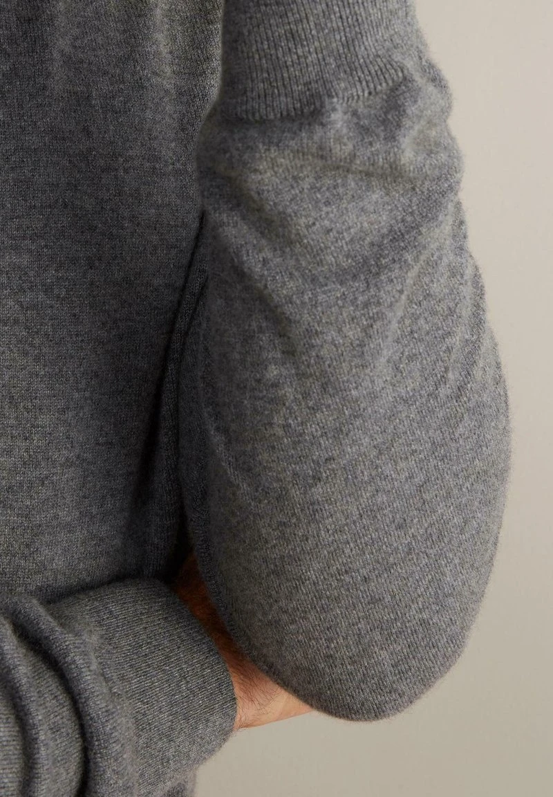 RUNDHALS - Strickpullover - Grau/dark Grey Melange 6 RUNDHALS - Strickpullover - Grau/dark Grey Melange – Bild 4