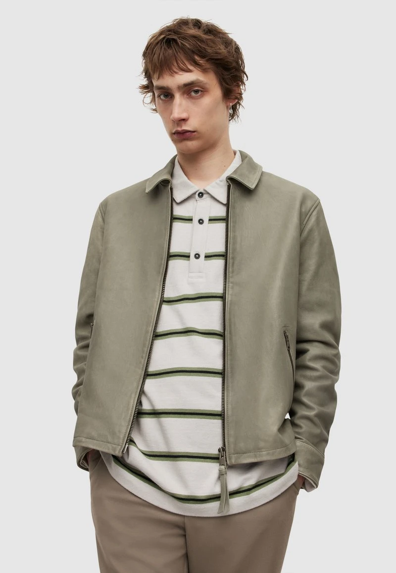 AllSaints TONI - Lederjacke - Green 5 AllSaints TONI - Lederjacke - Green – Bild 3